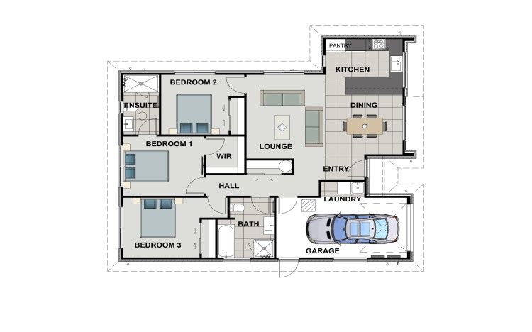null floor plan