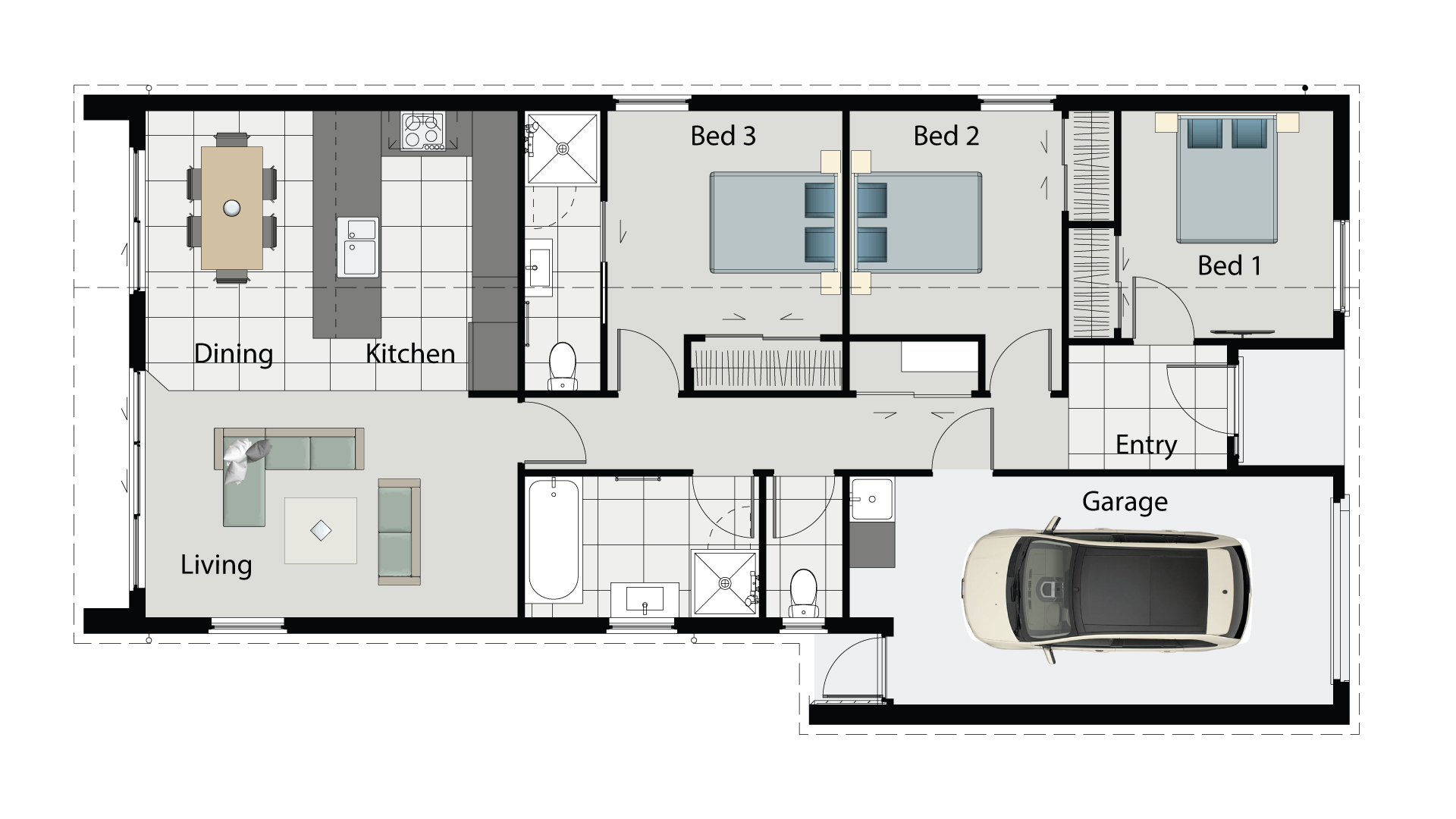 Hunua Ready built floor plan